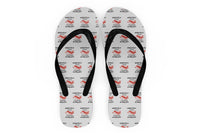 Thumbnail for If You're Cool You're Probably a Pilot Designed Slippers (Flip Flops)