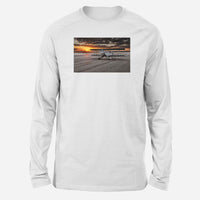 Thumbnail for Beautiful Show Airplane Designed Long-Sleeve T-Shirts