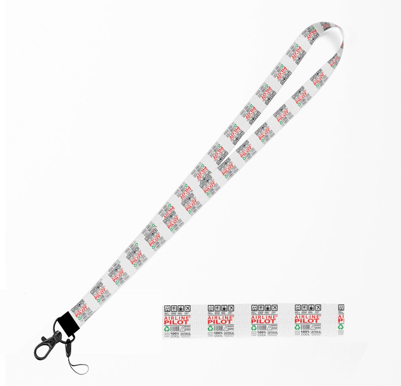 Airline Pilot Label Designed Lanyard & ID Holders