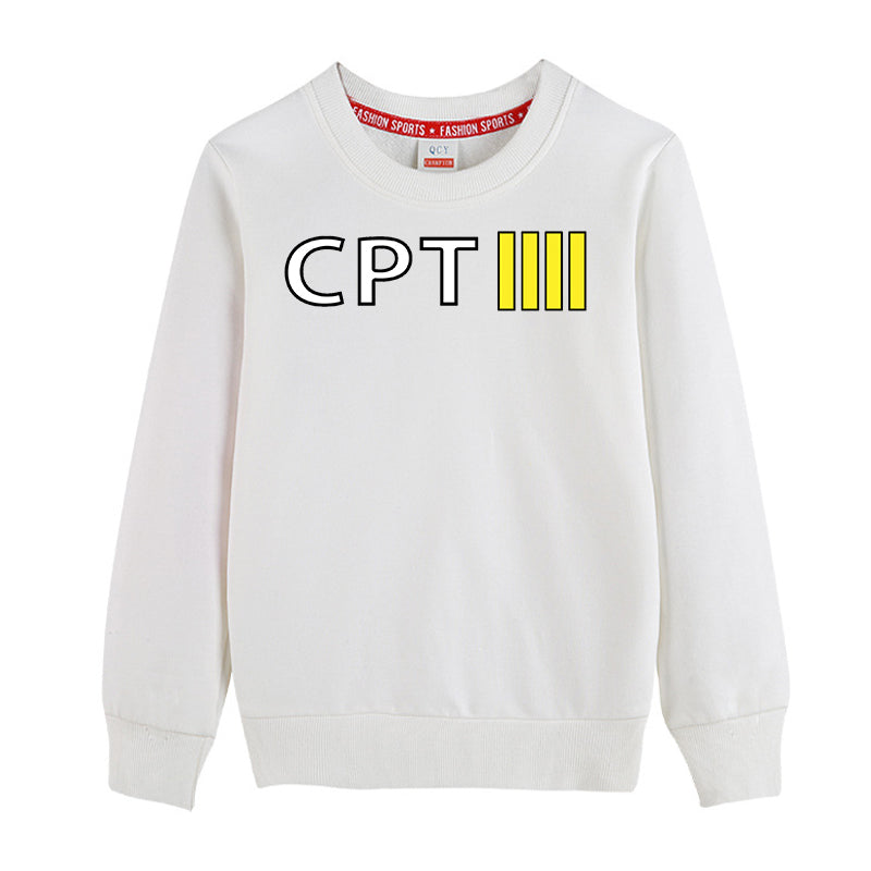 CPT & 4 Lines Designed "CHILDREN" Sweatshirts