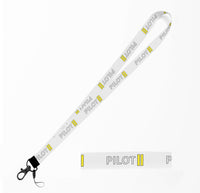 Thumbnail for Pilot & Stripes (2 Lines) Designed Lanyard & ID Holders