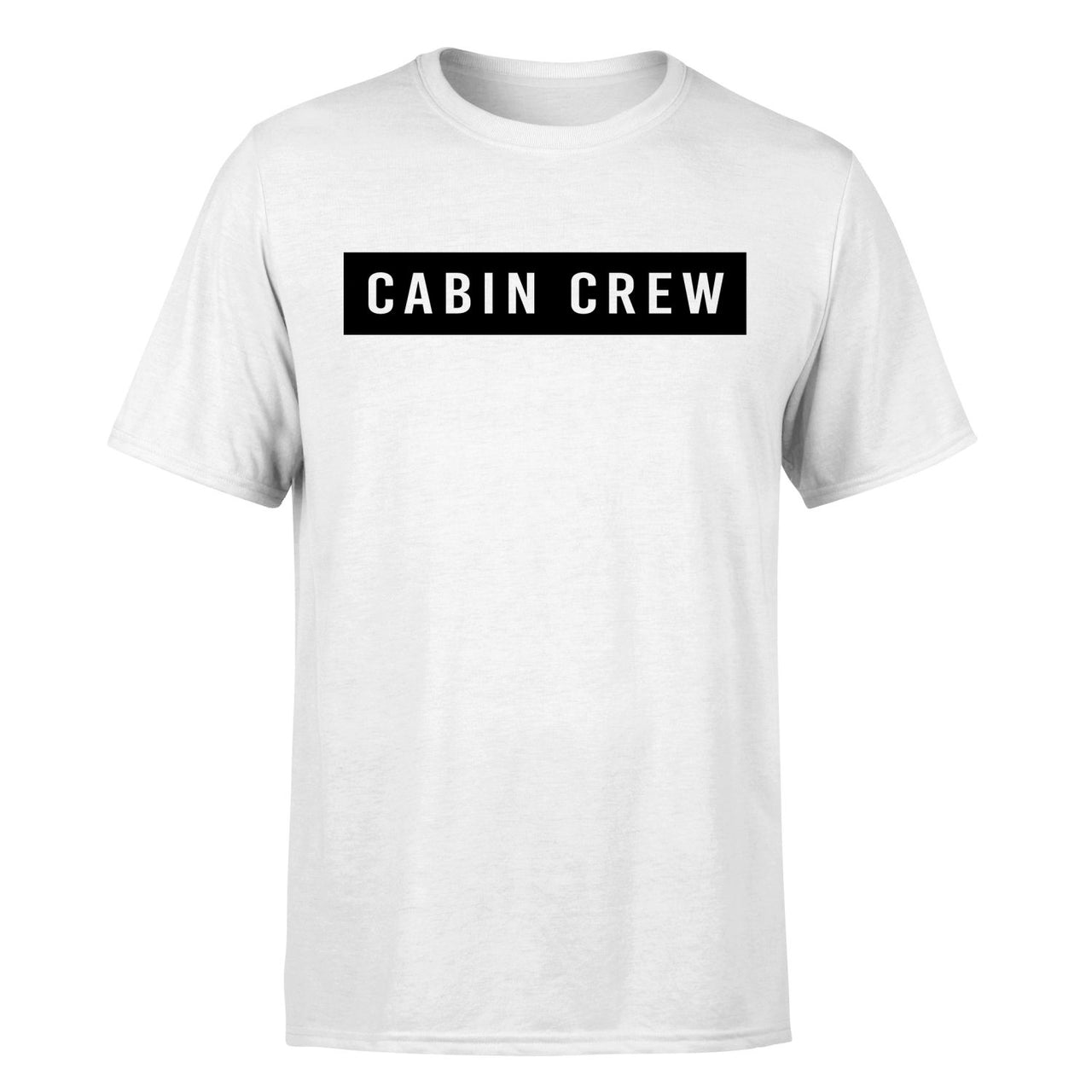 Cabin Crew Text Designed T-Shirts