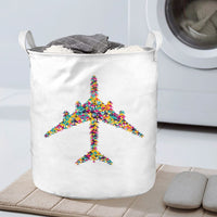 Thumbnail for Colourful Airplane Designed Laundry Baskets