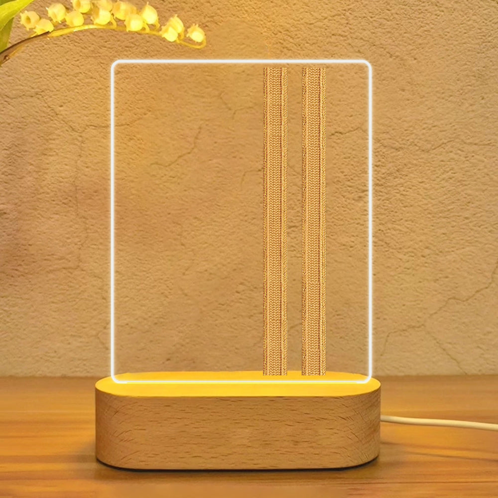 Special Pilot Epaulettes 2 Lines Designed Night Lamp