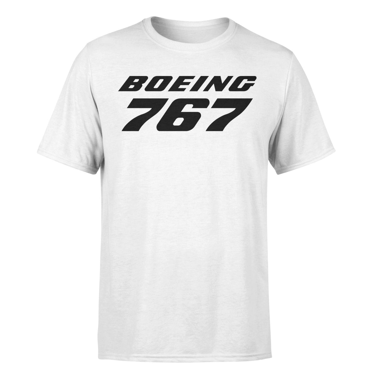 Boeing 767 & Text Designed T-Shirts