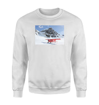 Thumbnail for Amazing Snow Airplane Designed Sweatshirts