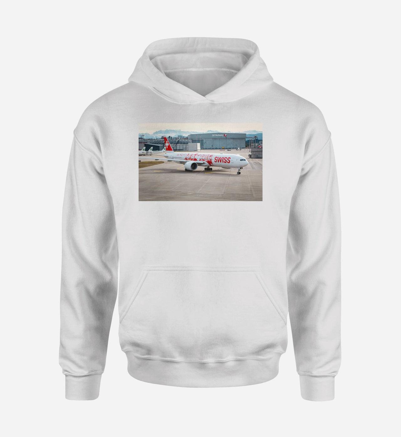 Boeing 777 Swiss Foto Designed Hoodies