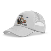Thumbnail for Airbus A320 & V2500 Engine Designed Trucker Caps & Hats