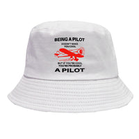 Thumbnail for If You're Cool You're Probably a Pilot Designed Summer & Stylish Hats