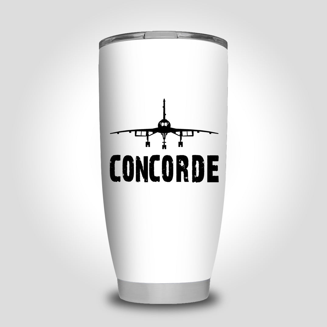 Concorde & Plane Designed Tumbler Travel Mugs