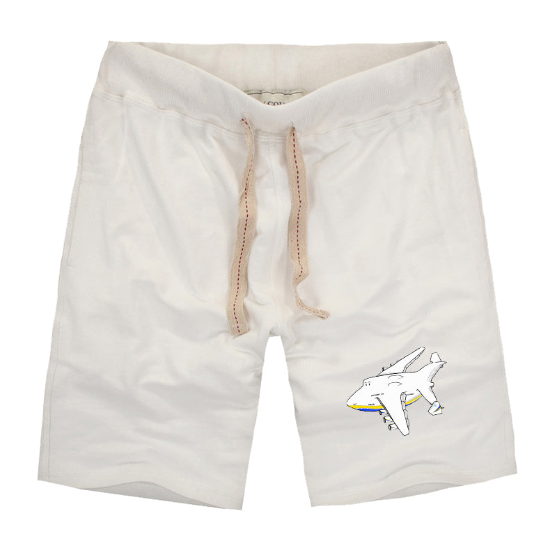 Antonov AN-225 Mriya Designed Cotton Shorts
