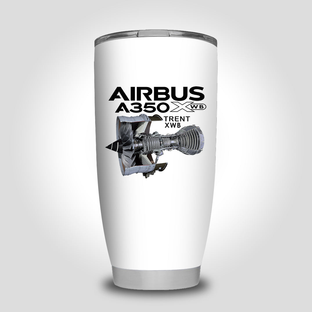 Airbus A350 & Trent Wxb Engine Designed Tumbler Travel Mugs