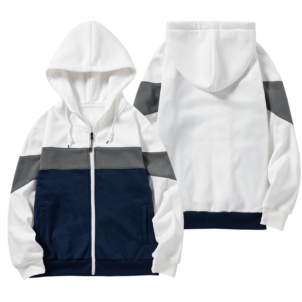 NO Design Super Quality Colourful Zipped Hoodies