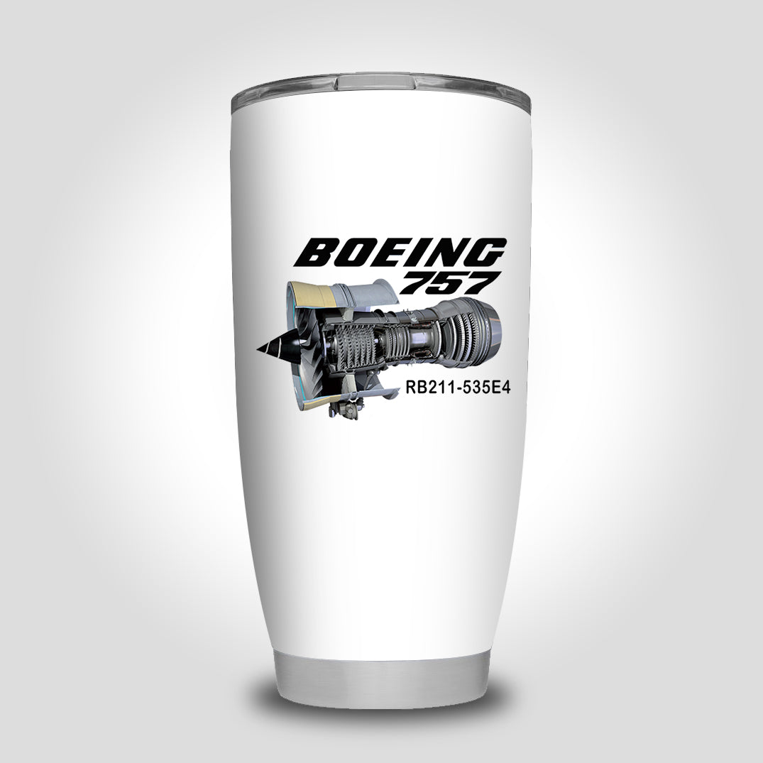 Boeing 757 & Rolls Royce Engine (RB211) Designed Tumbler Travel Mugs