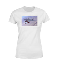 Thumbnail for Fighter Jet 35 Captured in the Air Designed Women T-Shirts