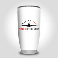Thumbnail for Boeing 747 Queen of the Skies Designed Tumbler Travel Mugs