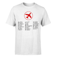 Thumbnail for Aviation Alphabet 2 Designed T-Shirts