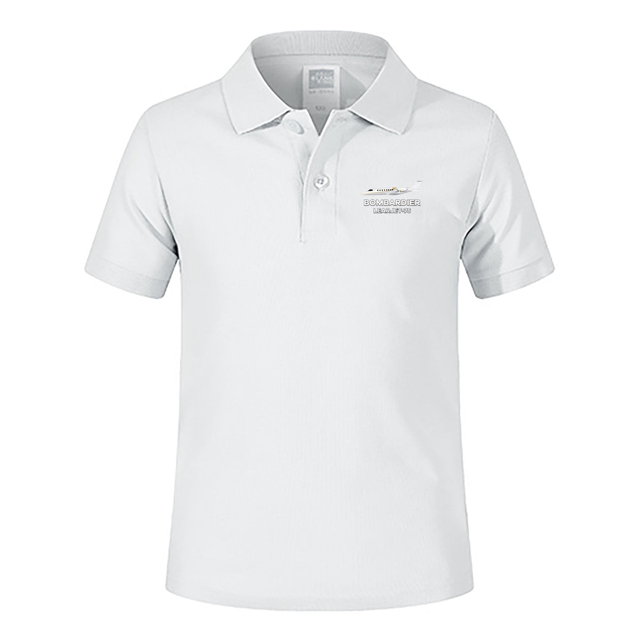 The Bombardier Learjet 75 Designed Children Polo T-Shirts