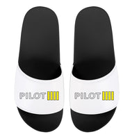 Thumbnail for Pilot & Stripes (4 Lines) Designed Sport Slippers
