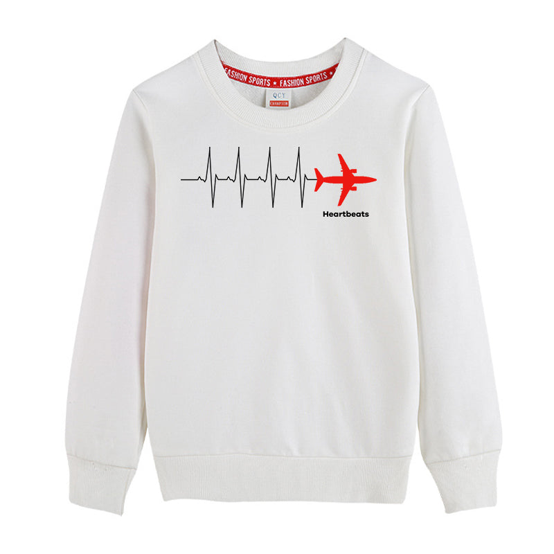 Aviation Heartbeats Designed "CHILDREN" Sweatshirts