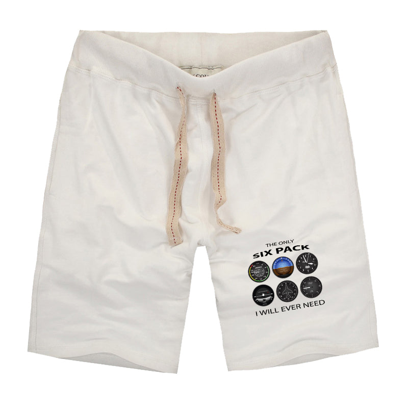 The Only Six Pack I Will Ever Need Designed Cotton Shorts