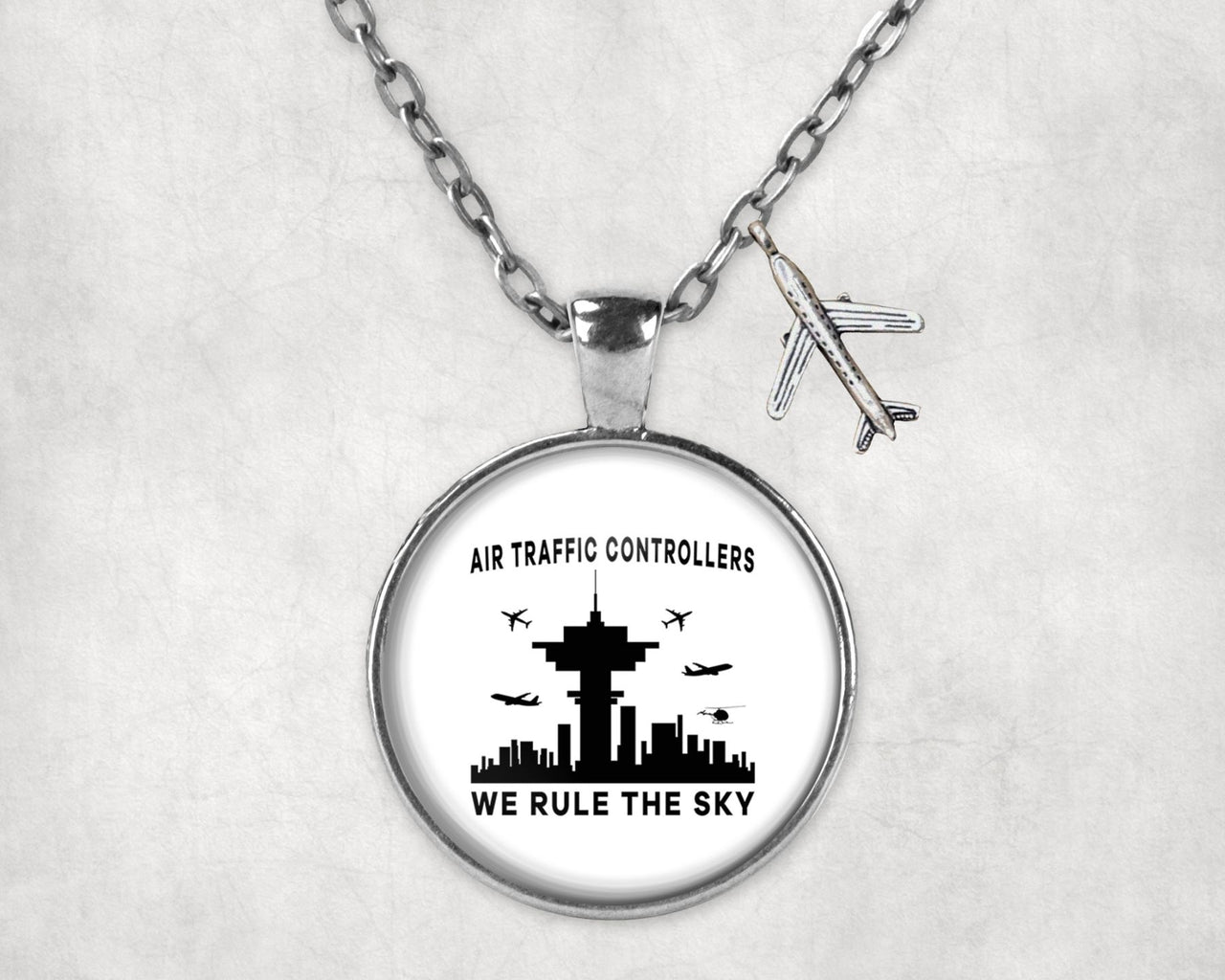 Air Traffic Controllers - We Rule The Sky Designed Necklaces