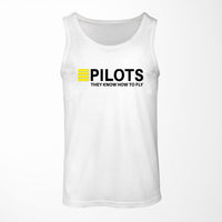 Thumbnail for Pilots They Know How To Fly Designed Tank Tops
