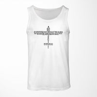 Thumbnail for Propeller Shape Aviation Alphabet Designed Tank Tops