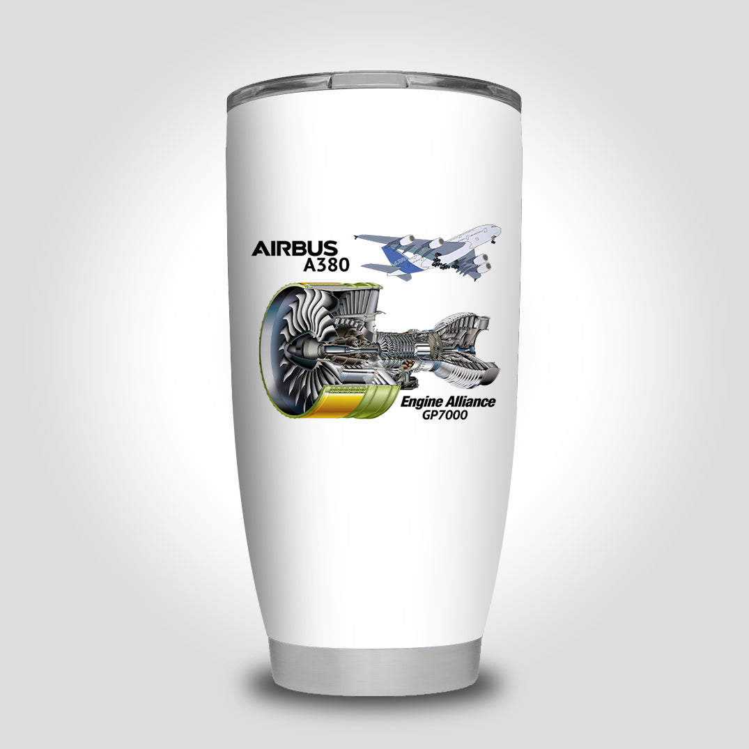 Airbus A380 & GP7000 Engine Designed Tumbler Travel Mugs