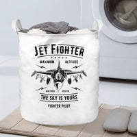 Thumbnail for Jet Fighter - The Sky is Yours Designed Laundry Baskets