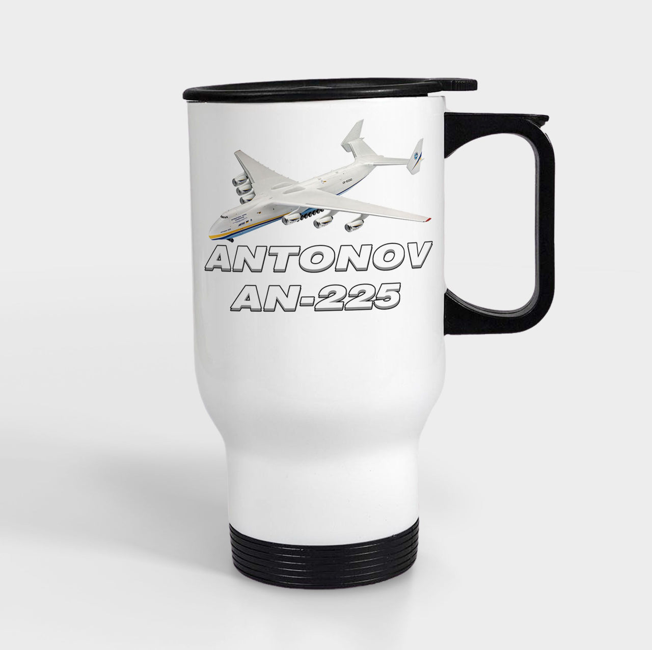 Antonov AN-225 (12) Designed Travel Mugs (With Holder)