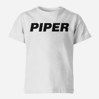 Thumbnail for Piper & Text Designed Children T-Shirts