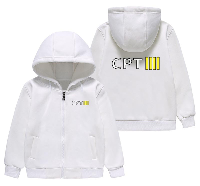 CPT & 4 Lines Designed "CHILDREN" Zipped Hoodies