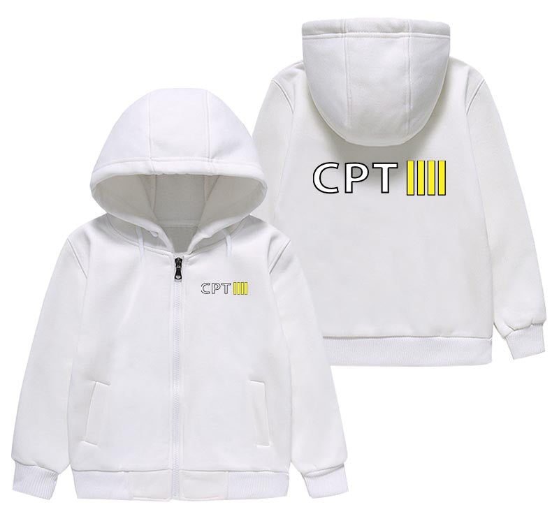 CPT & 4 Lines Designed "CHILDREN" Zipped Hoodies