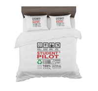 Thumbnail for Student Pilot Label Designed Bedding Sets