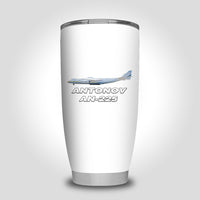 Thumbnail for The Antonov AN-225 Designed Tumbler Travel Mugs