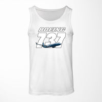 Thumbnail for Super Boeing 737+Text Designed Tank Tops