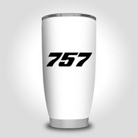 Thumbnail for 757 Flat Text Designed Tumbler Travel Mugs
