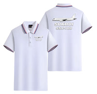 Thumbnail for Sukhoi Superjet 100 Designed Stylish Polo T-Shirts (Double-Side)