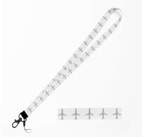 Thumbnail for Airplane Shape Aviation Alphabet Designed Lanyard & ID Holders