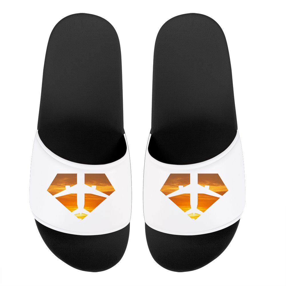 Supermen of The Skies (Sunset) Designed Sport Slippers