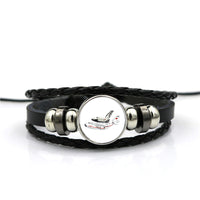 Thumbnail for Buran & An-225 Designed Leather Bracelets