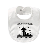 Thumbnail for Air Traffic Controllers - We Rule The Sky Designed Baby Saliva & Feeding Towels