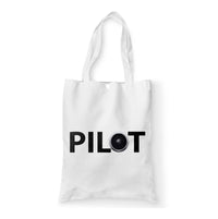 Thumbnail for Pilot & Jet Engine Designed Tote Bags