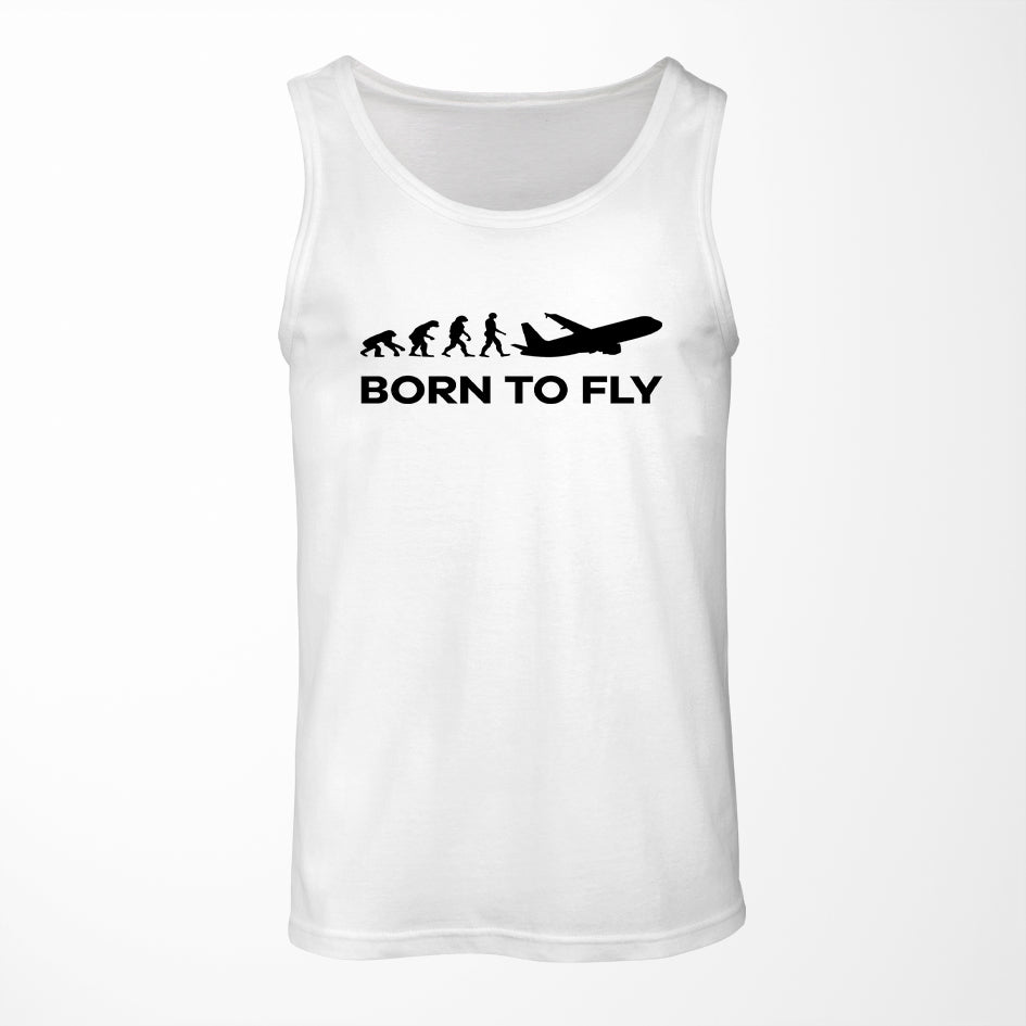 Born To Fly Designed Tank Tops