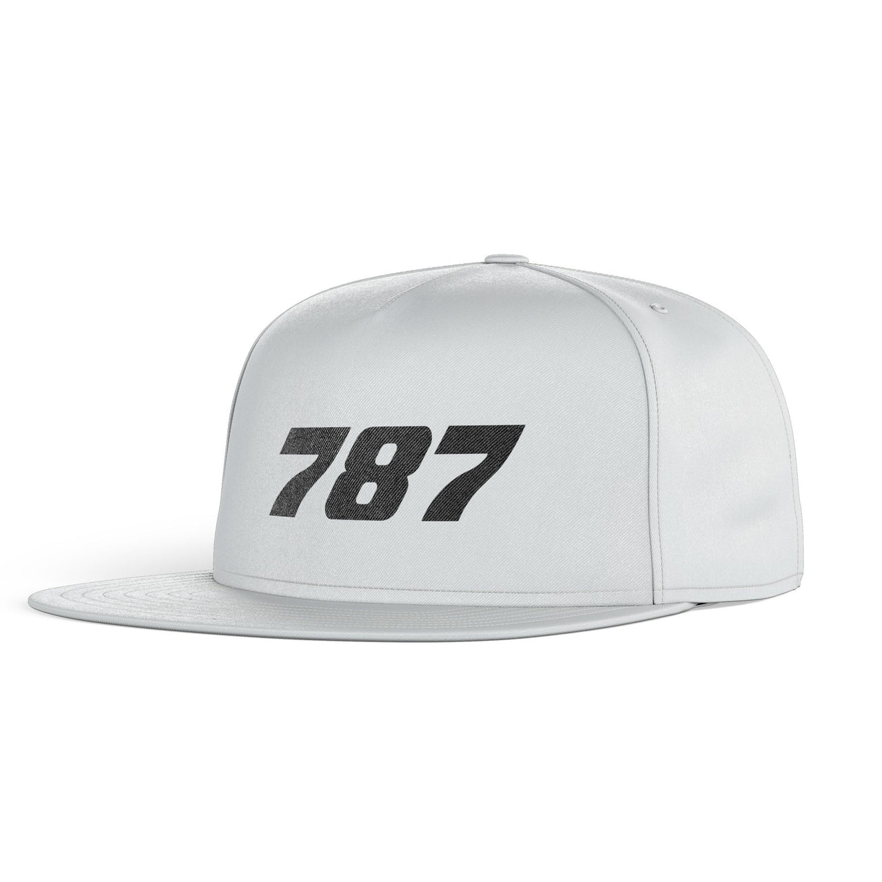 787 Flat Text Designed Snapback Caps & Hats