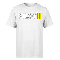Thumbnail for Pilot & Stripes (2 Lines) Designed T-Shirts