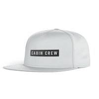 Thumbnail for Cabin Crew Text Designed Snapback Caps & Hats