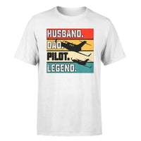 Thumbnail for Husband & Dad & Pilot & Legend Designed T-Shirts