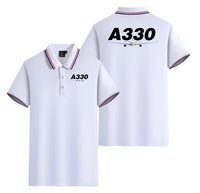 Thumbnail for Super Airbus A330 Designed Stylish Polo T-Shirts (Double-Side)